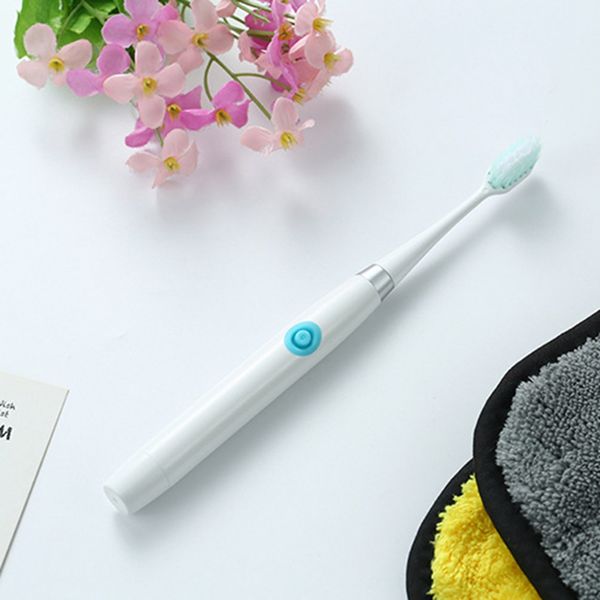 smart electric toothbrush sonic for adults and children -waterproof whitening toothbrush-lovers gifts-white